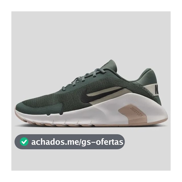 Tênis Nike Flex Train Masculino Verde Escuro/preto 37 Br