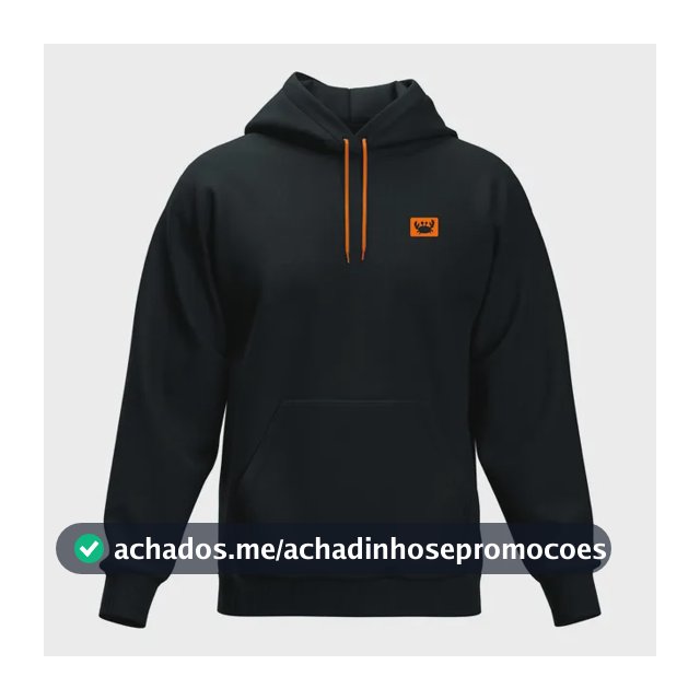 Moleton Capuz Blusa De Frio Lisa Cordão Neon Canguru Macio