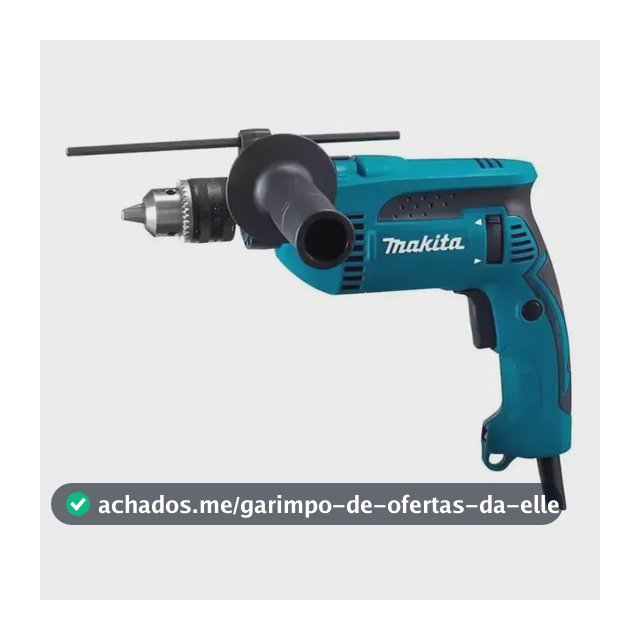 Furadeira de Impacto Makita 220V 760W HP1640 Azul-turquesa