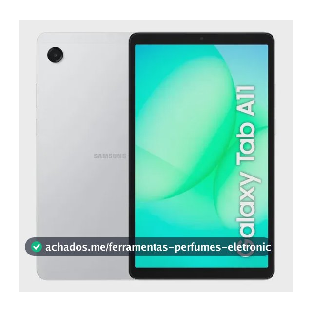Galaxy Tab A11, 64gb, 4gb Ram, Tela De 8.7 , Bateria 5.100mah, Câmera Frontal 5mp, Câmera Traseira 8mp, Wifi Prata