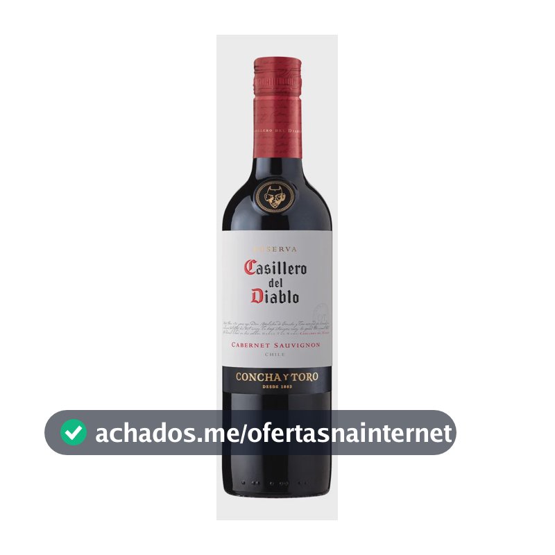 Vinho Chileno Tinto Seco Reserva Casillero del Diablo Cabernet Sauvignon 375 ml