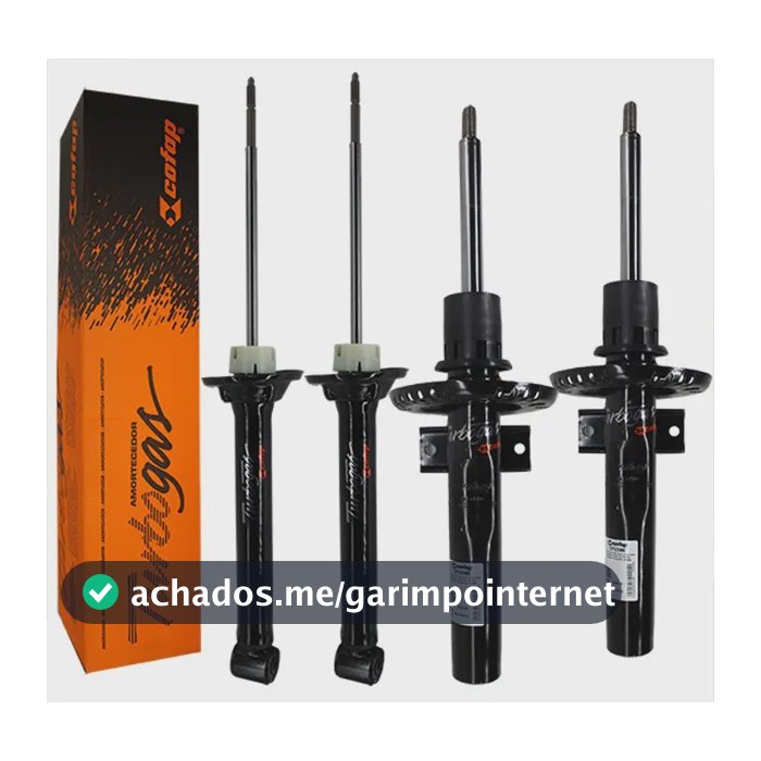 Kit 4 Amortecedor Voyage Original Cofap 2014 2015 2016 Novo