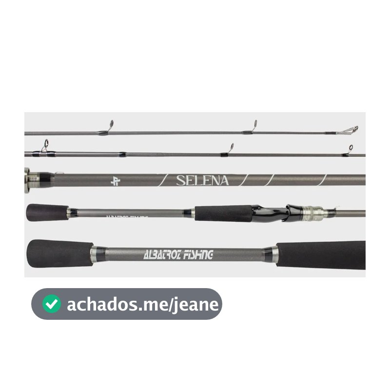 Vara Para Molinete Albatroz Selena S1652 1,65m 7-14lbs 2 Partes
