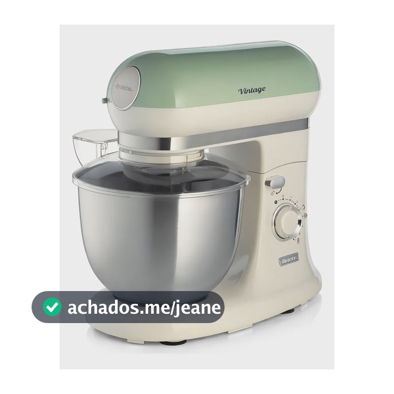 Batedeira Planetária Ariete 1588 Vintage Verde 600w