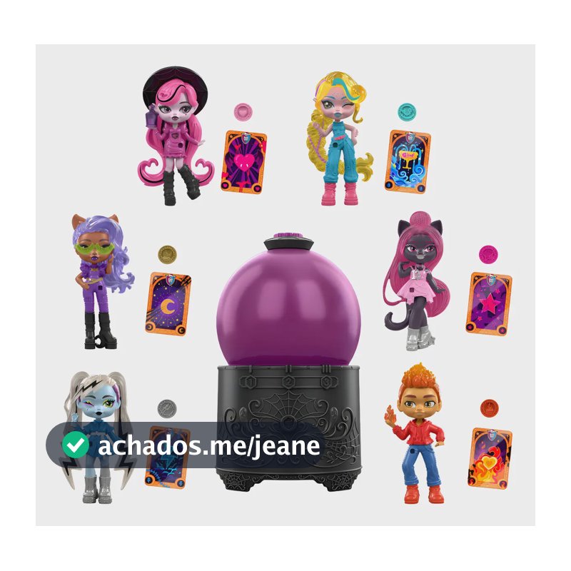 Mini Boneca Monster High Bola De Cristal Modelo Surpresa