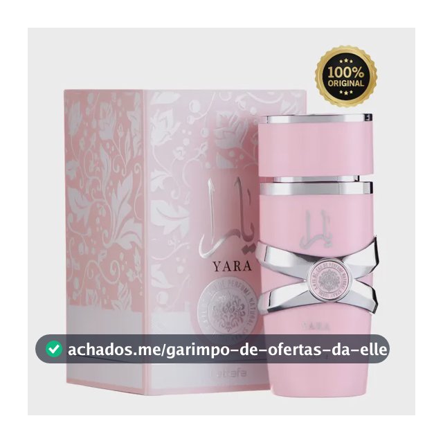 Perfume Árabe Feminino Yara Lattafa Eau De Parfum 100 Ml