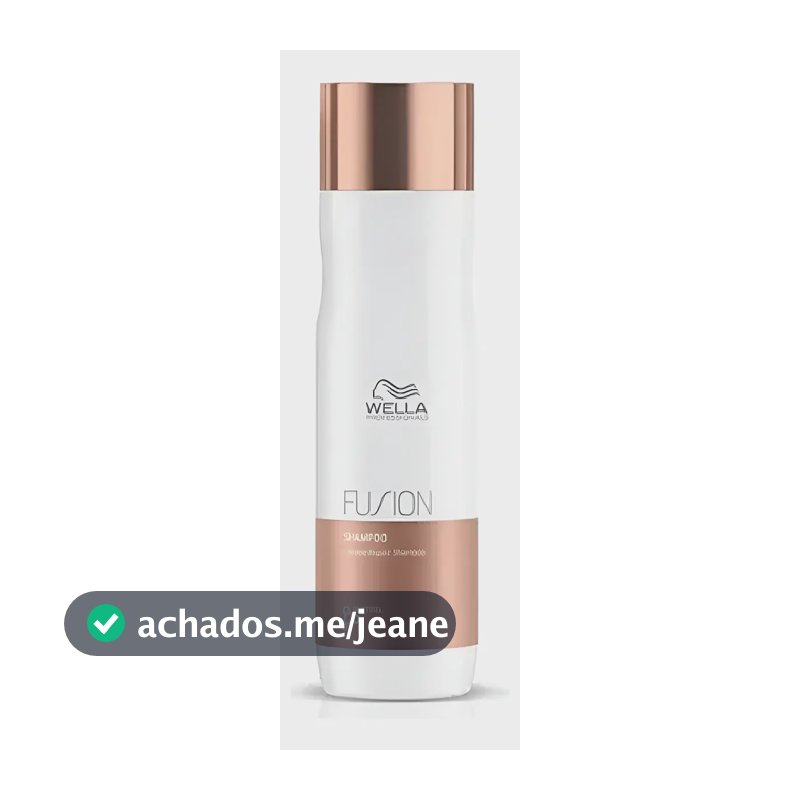 Shampoo Wella Profissional Fusion 250ml Hidratação Reparação
