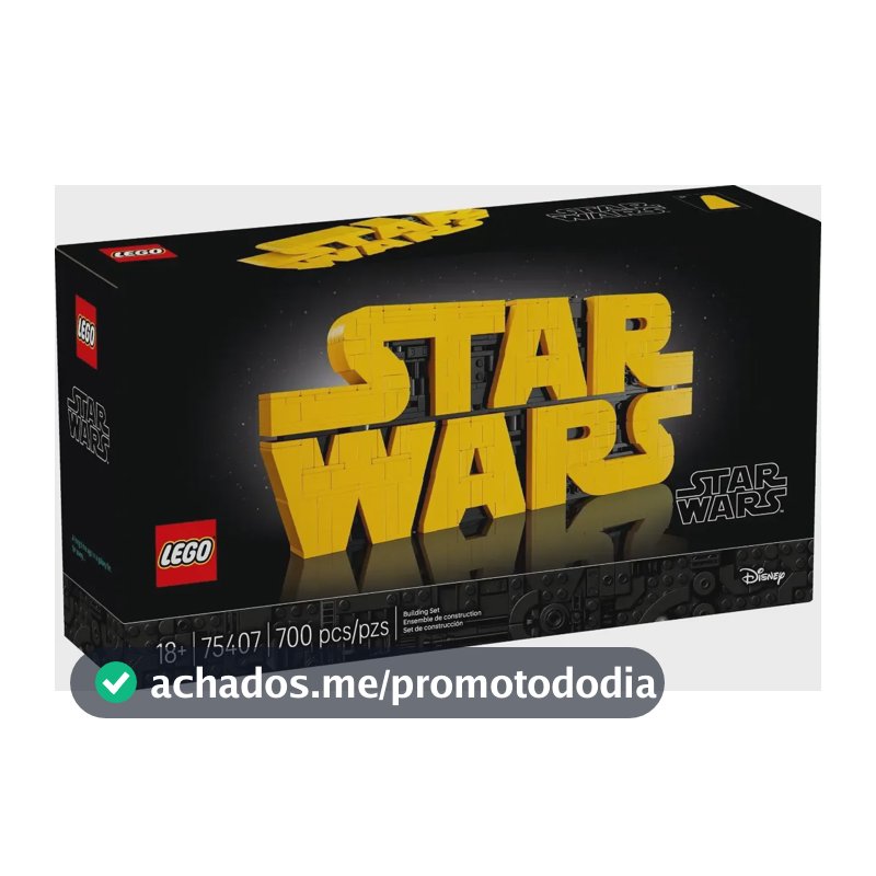 LEGO Logotipo Star Wars para construir com blocos +18 Plastico