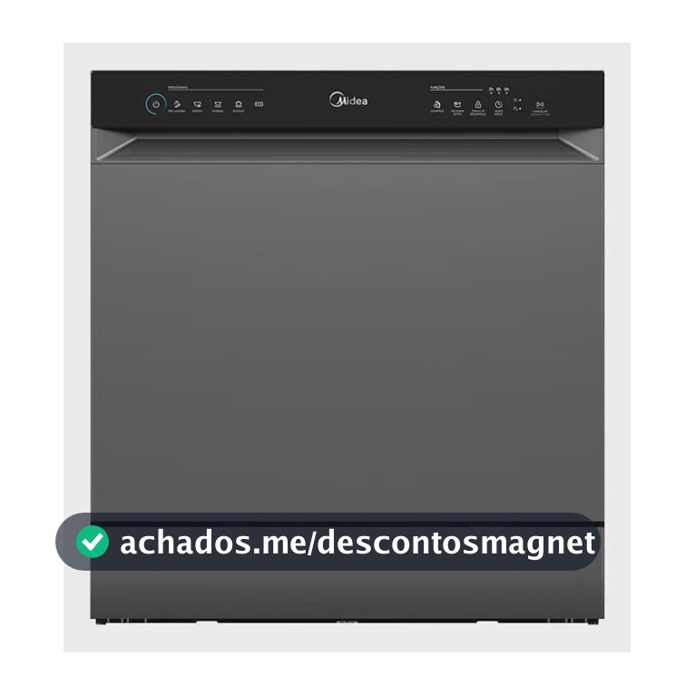 Lava-louças Midea Toutch 8 Serv. (Mdwtf08s1/mdwtf08s2) Cinza 220v