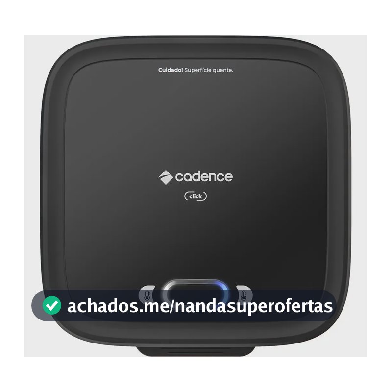 Grill Sanduicheira Cadence SAN400 Elétrica Chapa Misteira Tostex Tostequeira Hambúrguer Click