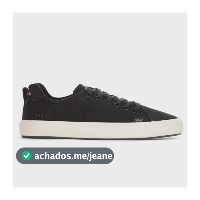 Tênis Osklen Drift Casual Leve Baixo Confortável Elegante Preto 42 Br