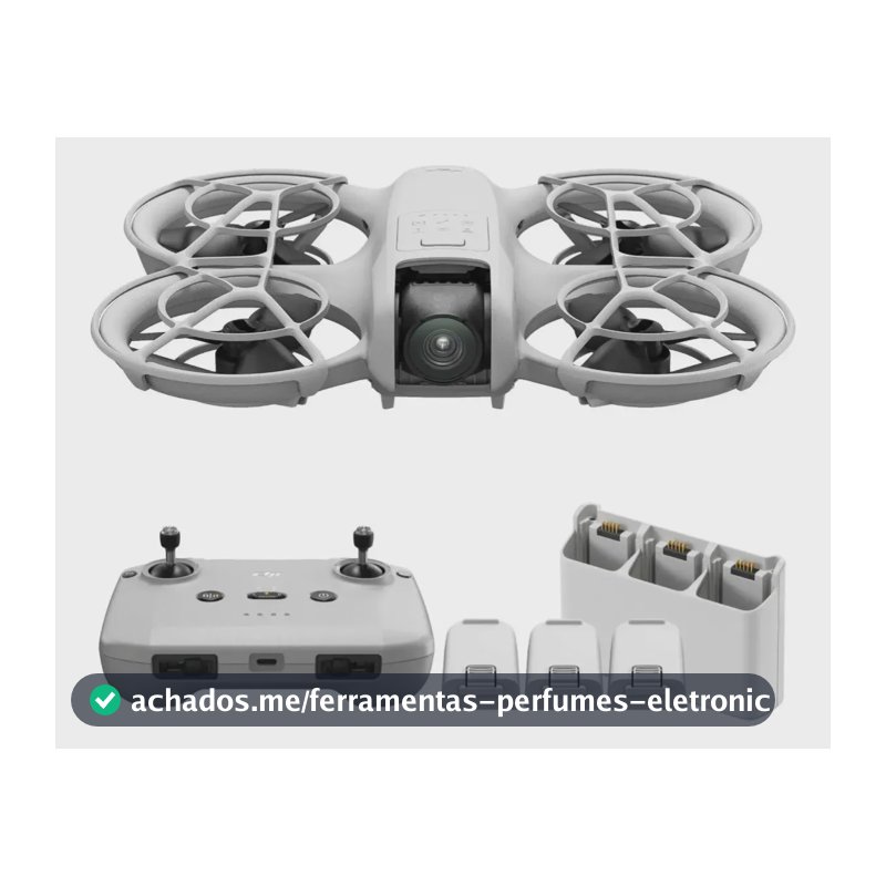 Drone Dji Neo Fly More Combo Dji051 Homologado Anatel Cinza