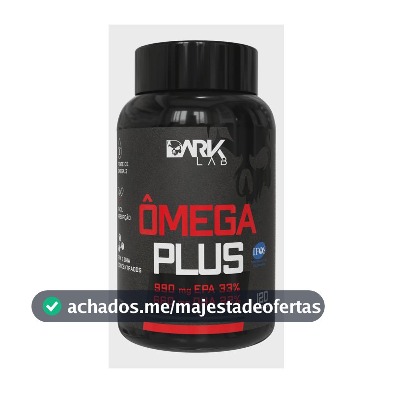 Omega Plus 120 Cápsulas Ômega 3 Dark Lab