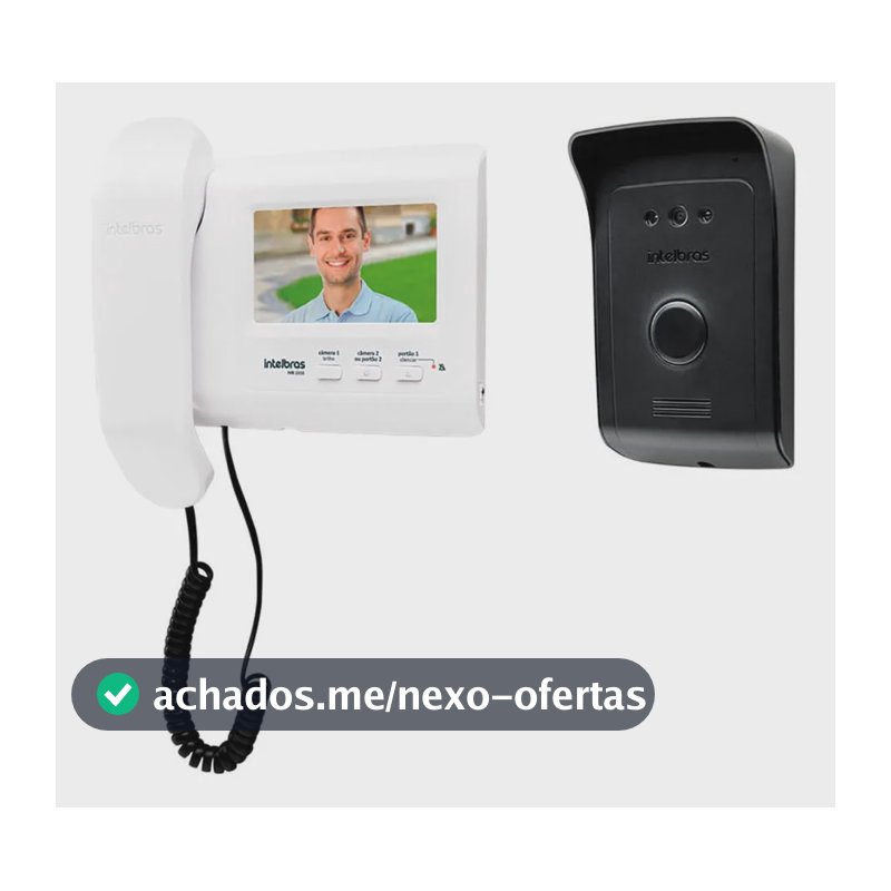 Video Porteiro Ivr 1010 Branco E Preto Intelbras 110V/220V
