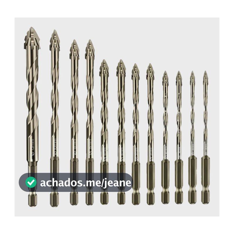 12pçs 3-12mm Conjunto De Brocas Excêntricas De Dente Serra