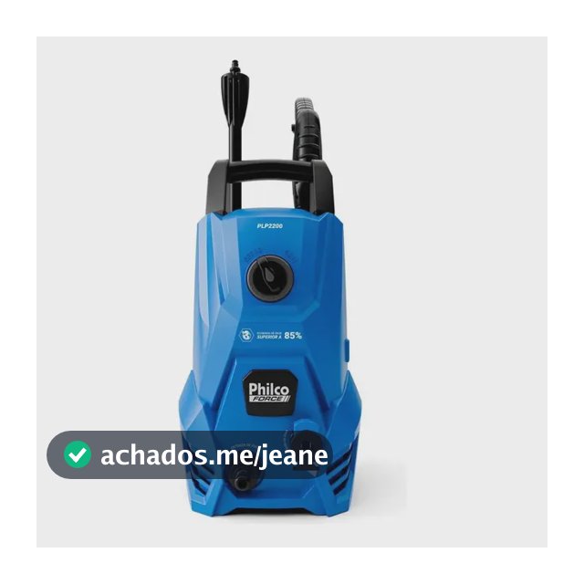 Lavadora de Alta Pressão Jato Compacta Philco PLP2200 1300W 1300 PSI/Libras 312L/h Lança Regulável 220v