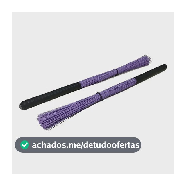 Baqueta Vassourinha De Cajon Brushes O Par