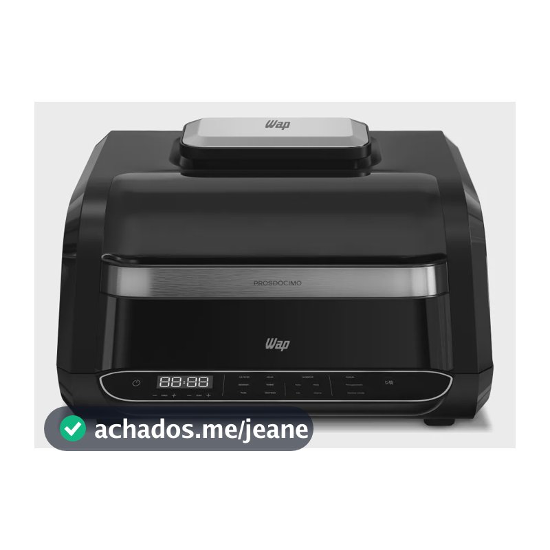 Fritadeira Elétrica Wap Air Fryer Barbecue Heat Ab1030 127v Preto 127v
