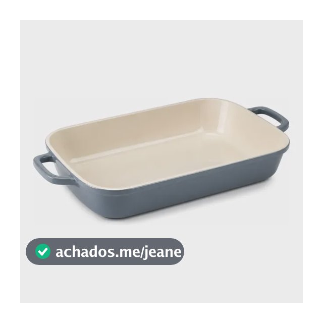 Travessa Retangular 32cm 3 Litros Cerâmica Para Forno