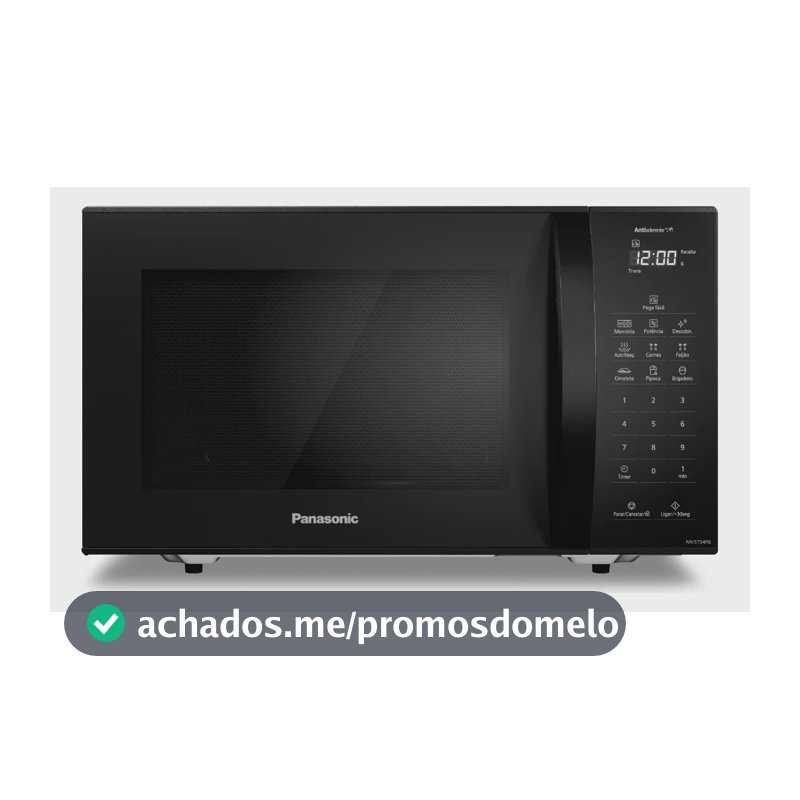 Micro-ondas Panasonic Nn-st54rbru 27 Litros Preto