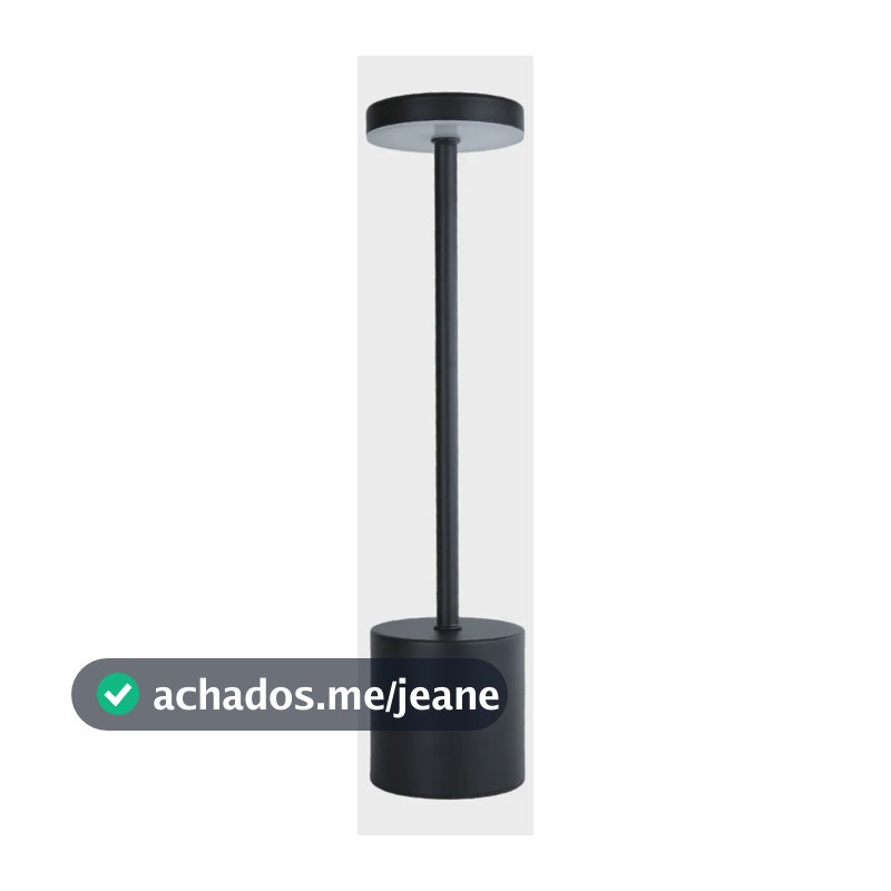 Lampiao Table Light Preto Preto 127/220v
