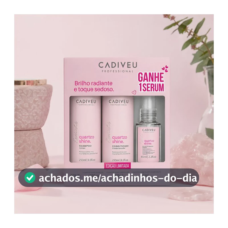 Cadiveu Professional Kit Quartzo Shine (3 Produtos)