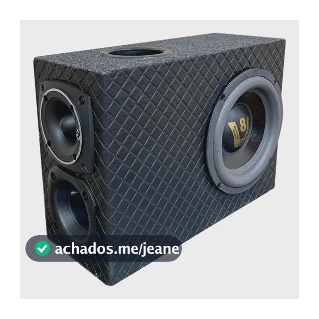 Caixa Slim 8 Polegadas Oestesom Subwoofer Driver Tweeter