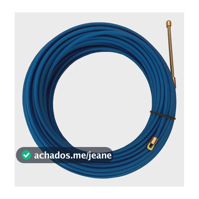 Guia Passa Fio Sonda De Pvc Alma De Aço Profissional 10 Mts