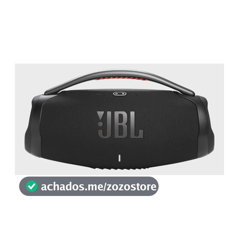 Caixa De Som Boombox 3 Bluetooth Preta Jbl