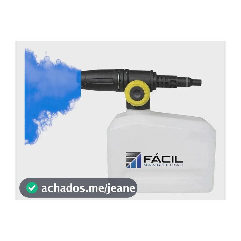 Canhão Espuma Snow Foam Aplicador Detergente Wap Wl 1820 Branco/preto