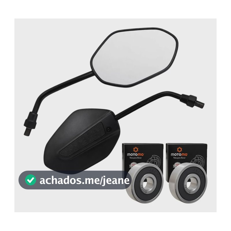 Retrovisor Mini Moto Titan Fan 160 150 125 Honda + Brinde