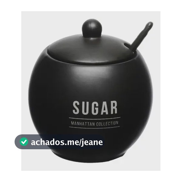 Açucareiro Porcelana 350ml Hauskraft Manhattan Original
