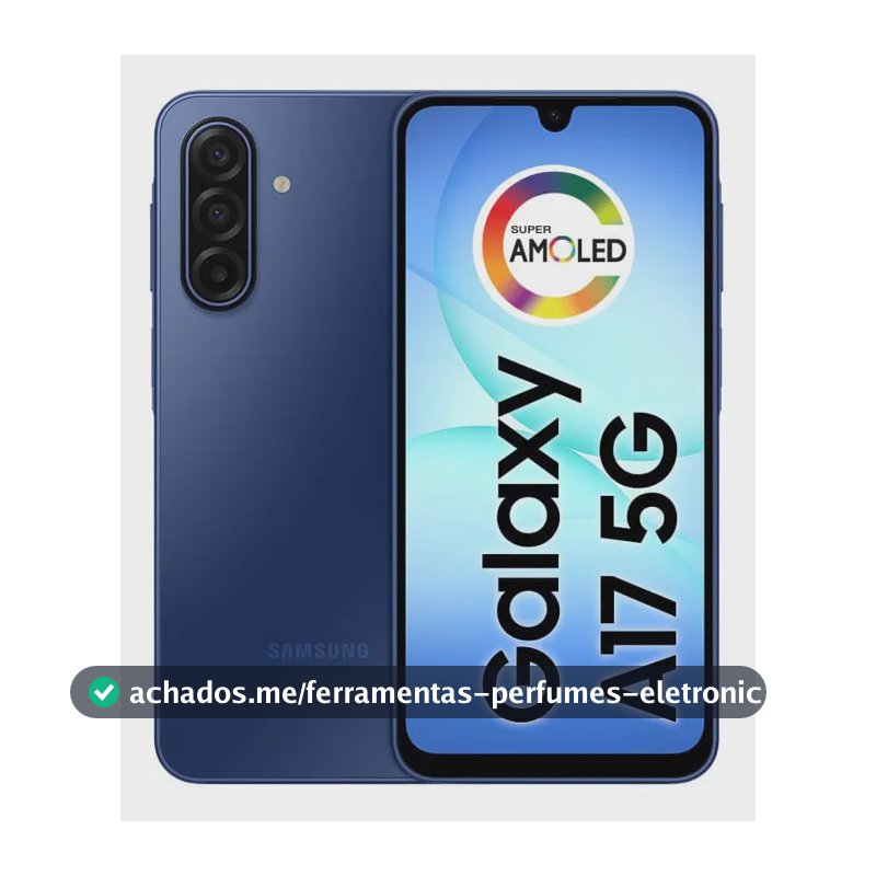 Celular Samsung Galaxy A17 5g Com Ia, 256gb, 8gb Ram, Câm De 50mp, Tela De 6.7 , Nfc, Ip54 - Azul