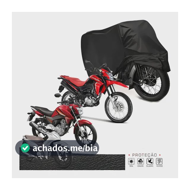 Capa Cobrir Moto Térmica Uv Protetora Sol Chuva Impermeável