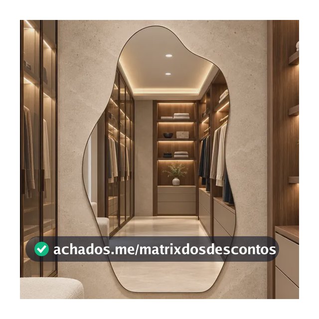Espelho Rocco Corpo Inteiro Organico 90x40 Pinterest Grande Orgânico - Suporte
