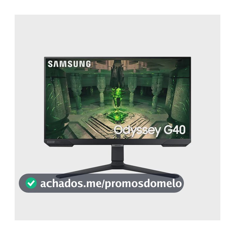 Monitor Gamer Samsung Odyssey G40 27 , 240 Hz, 1ms, Ajuste De Altura, Gsync, Freesync,hdmi, Dp, Fhd, Preto