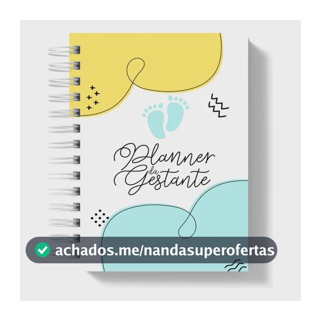 Planner Da Gestação Diário Da Mamãe Gestante Coleção Color Amarela/azul