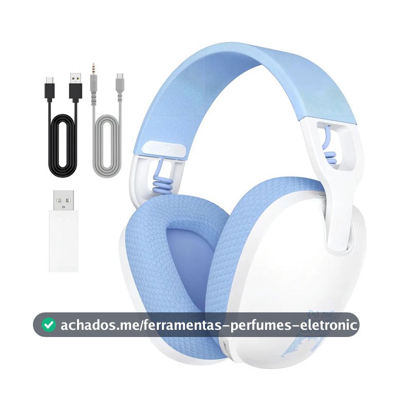 Headset Gamer Onikuma B2 Fone Tipo G435 Bt-5.3 Ps5 Ps4 Pc Cor Branco