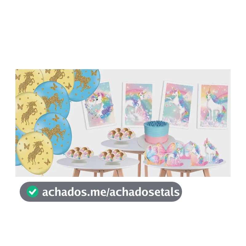 Kit Festa Unicornio Aniversário Decoração