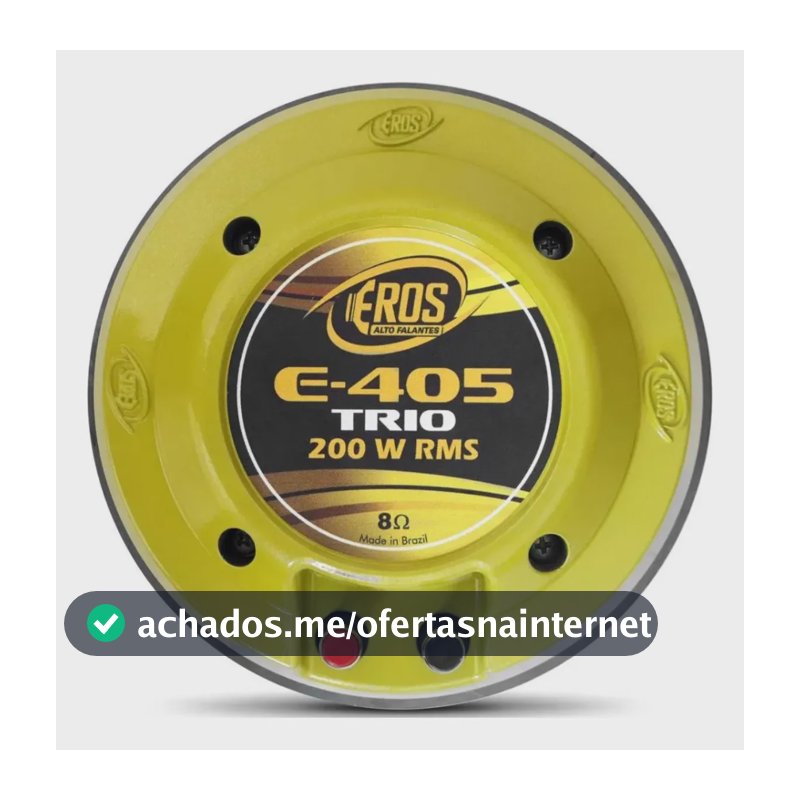 Driver Eros E-405 Trio 200w Rms 8 Ohms Diafragma Fenólico