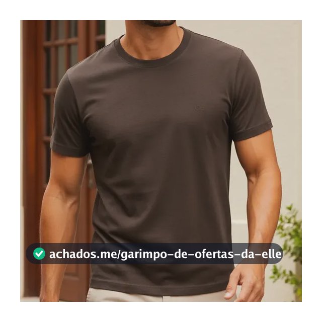 Camiseta Masculina Básica Slim Algodão - Várias Cores Ogochi