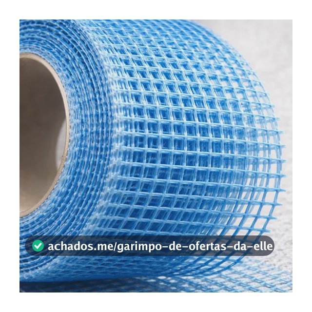 Fita Telada Adesiva Drywall 48mm X 45m Reparo Trincas Azul Listras