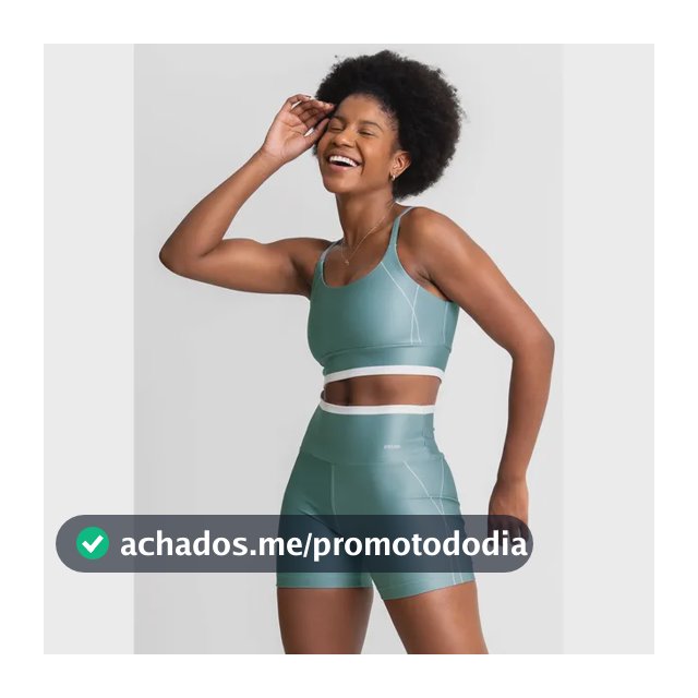 Conjunto Feminino Academia Shorts E Top Alcinha Fitness Verde Liso P