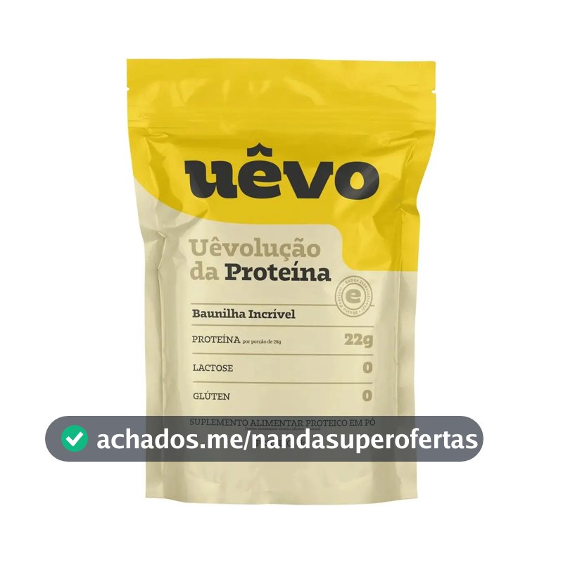 Proteína UÊVO em pó sabor Baunilha x 1kg