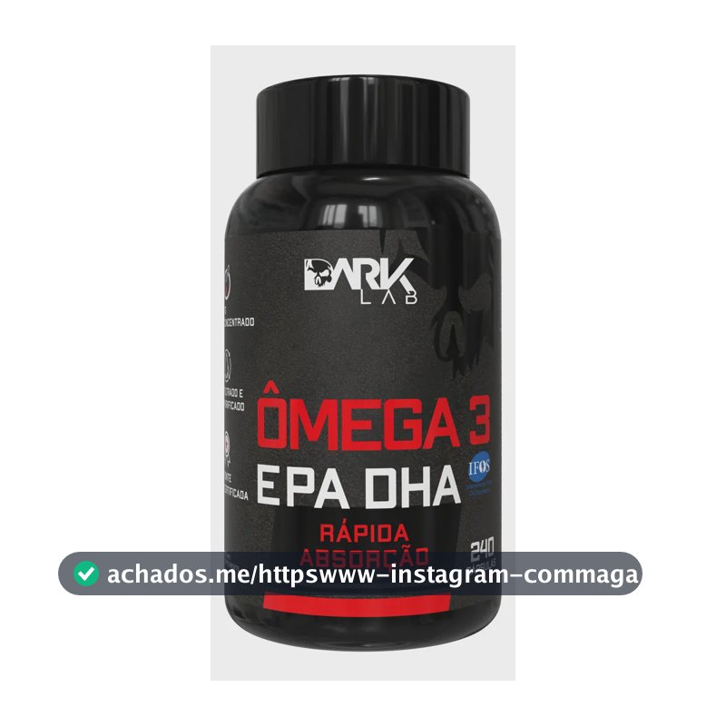 Ômega 3 Epa Dha 240 Cápsulas Dark Lab