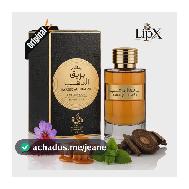 Perfume Árabe Al Wataniah Bareeq Al Dhahab 100ml Eau De Parf