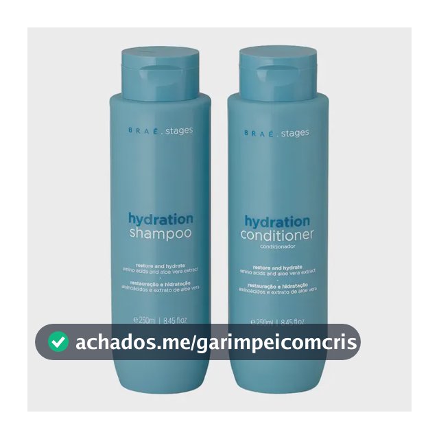 Kit Hidratação Braé Stages Shampoo + Condicionador Hydration