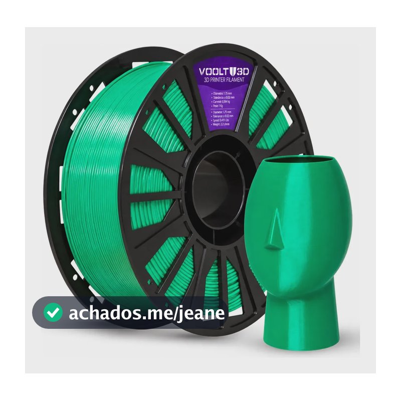 Filamento Petg Verde 1kg Impressão Fabricação Nacional 3d
