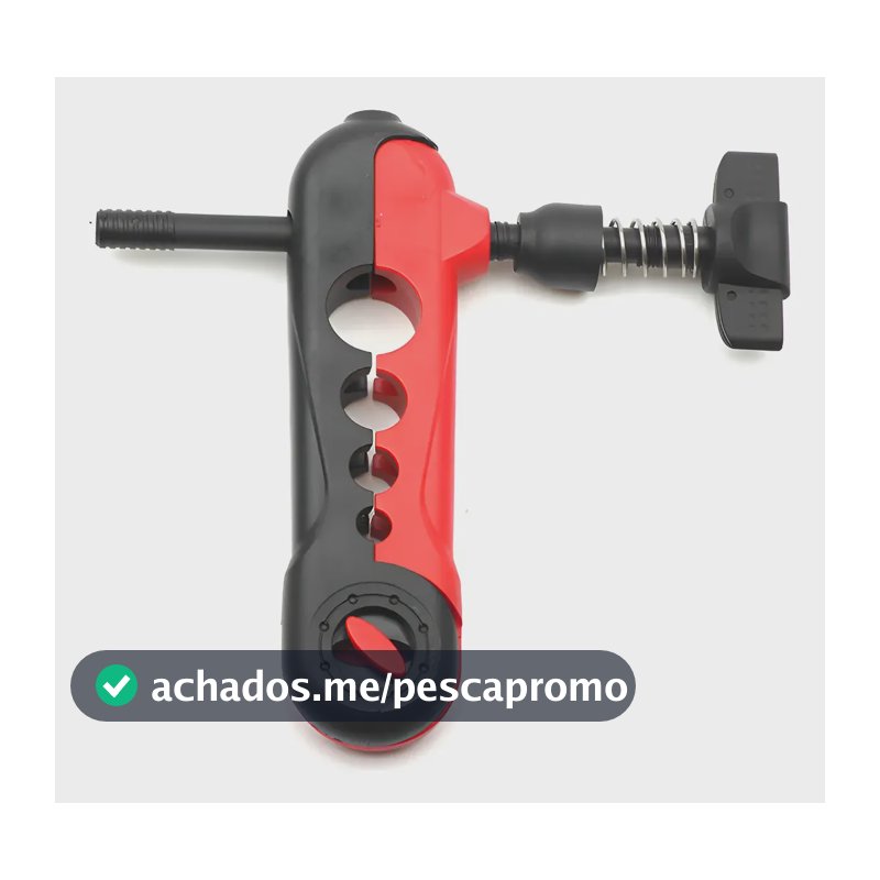 Suporte Portátil P/ Enrolar Linha Pesca Molinete Carretilha Vermelho Direito/esquerdo