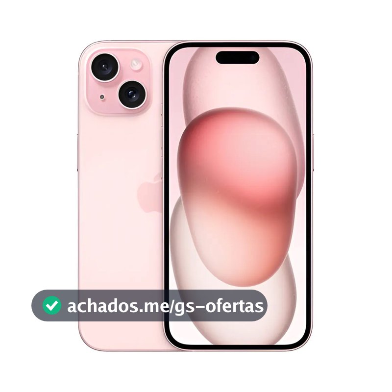 Apple iPhone 15 128 GB Cor rosa